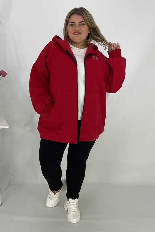 Батнік на флісі "Мелоді" червоний