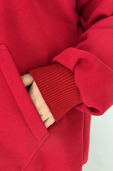 Батнік на флісі "Мелоді" червоний