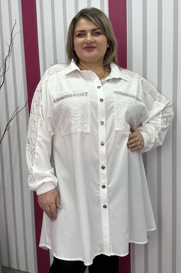 Сорочка "Уляна" молоко