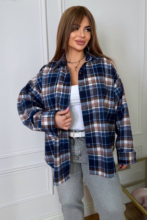 Сорочка "Мода" синя