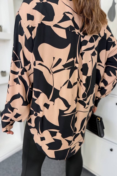 Сорочка зі штапелю "Варя" бежева