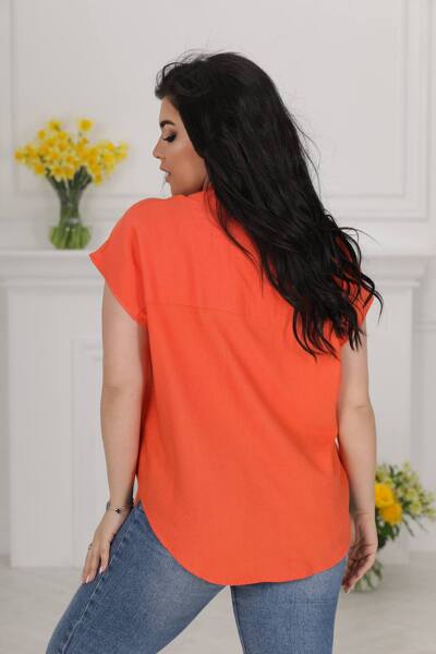 Блуза "Фантазія" оранжева