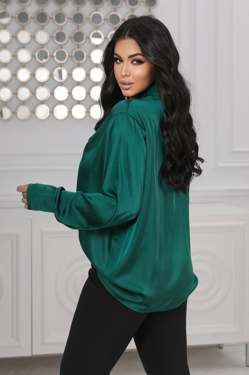 Блуза "Ніна" зелена