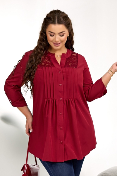 Сорочка "Романтік" бордо