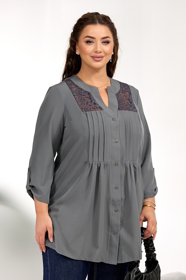 Сорочка "Романтік" сіра