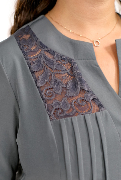 Сорочка "Романтік" сіра