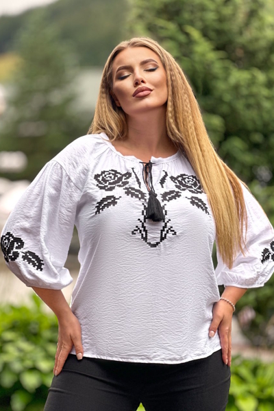 Сорочка з вишивкою "Зоря" біла