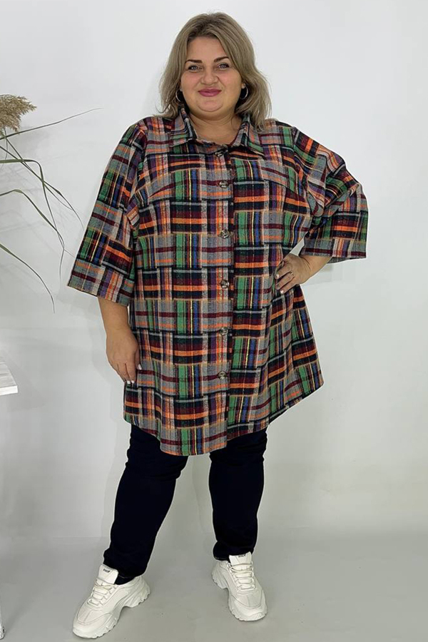 Сорочка "Арабелла" в клітинку