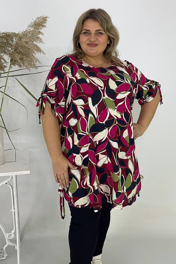 Футболка "Лінсі" бордова