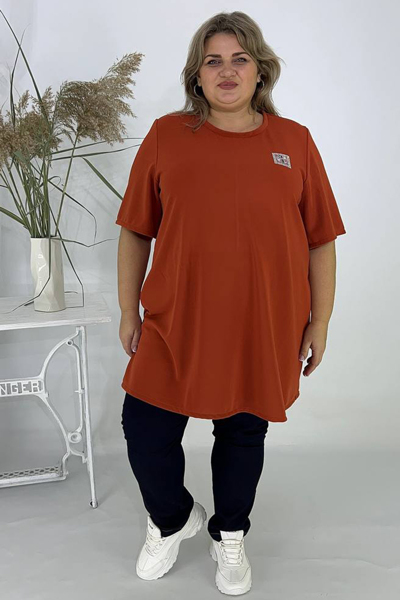 Футболка "Ольга" теракотова