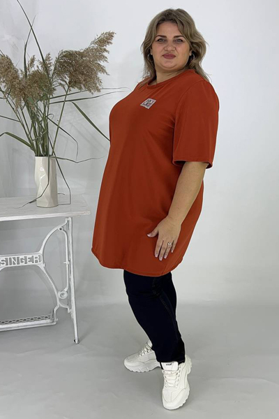Футболка "Ольга" теракотова
