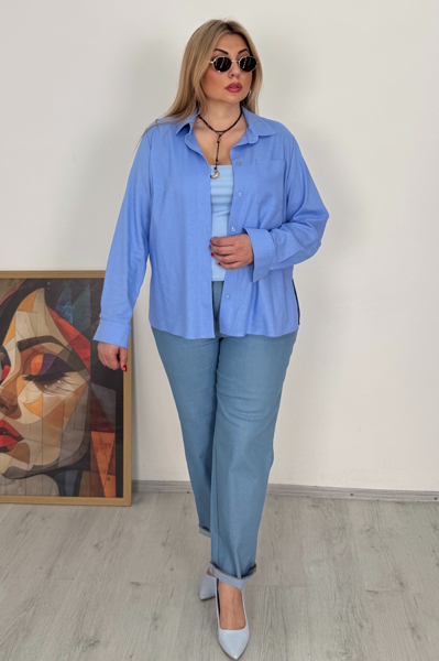 Блуза "Методика" голубий