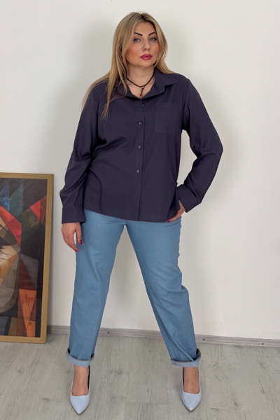 Блуза "Методика" синя
