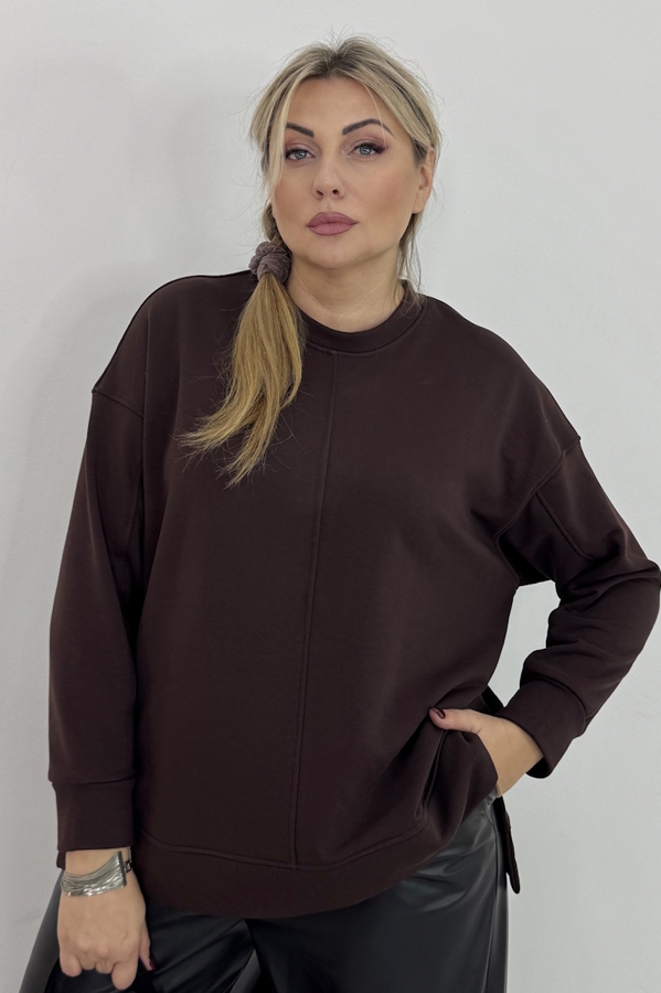 Кофта "Рай" шоколад