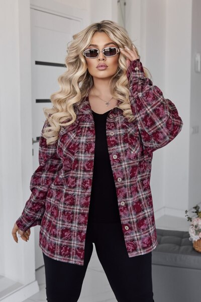 Сорочка "Колоріт" бордо