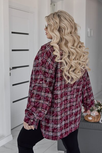 Сорочка "Колоріт" бордо