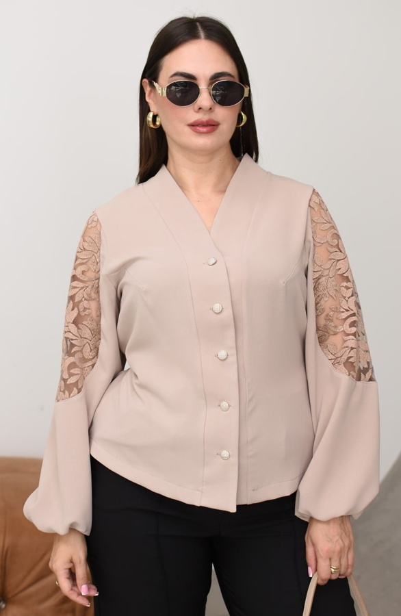 Блуза "Енелі" бежева