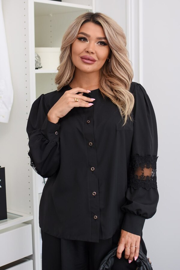 Блуза "Кароліна" чорна