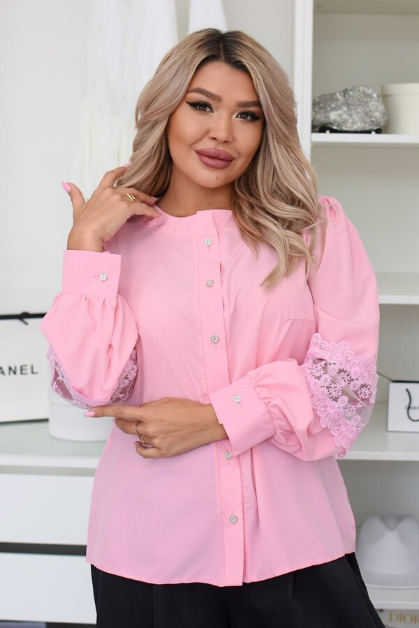 Блуза "Кароліна" рожева