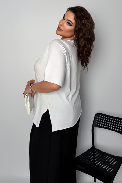 Футболка "Позитив" біла