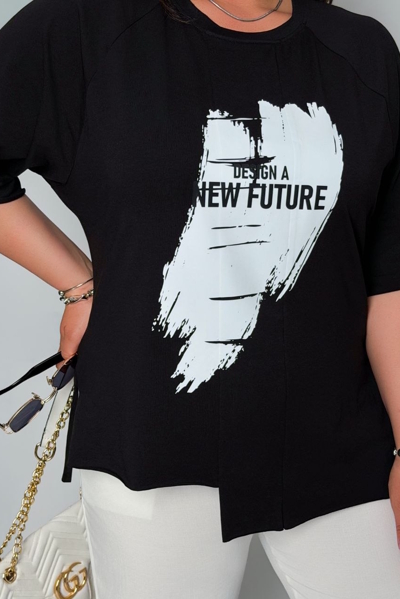 Футболка "Позитив" чорна