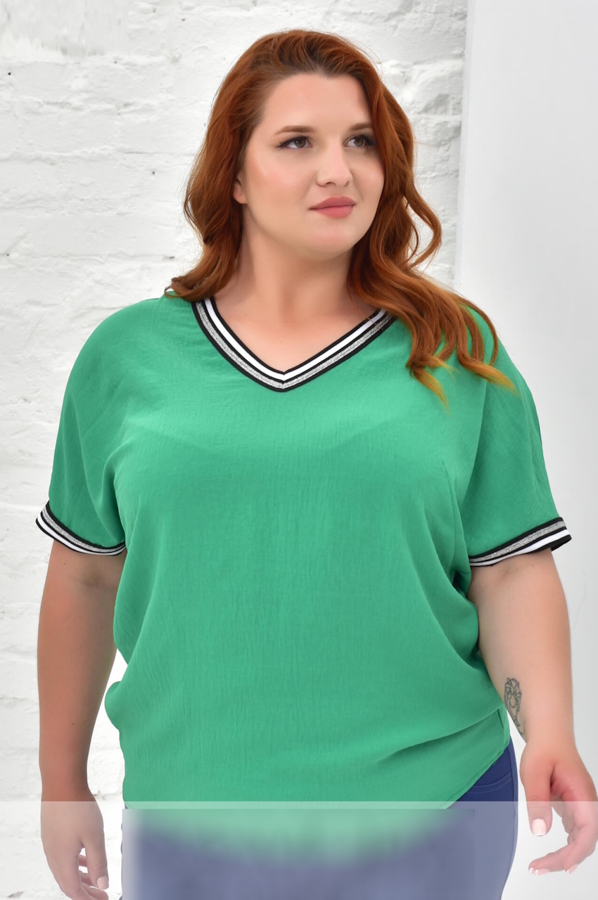Блуза "Діна" зелена