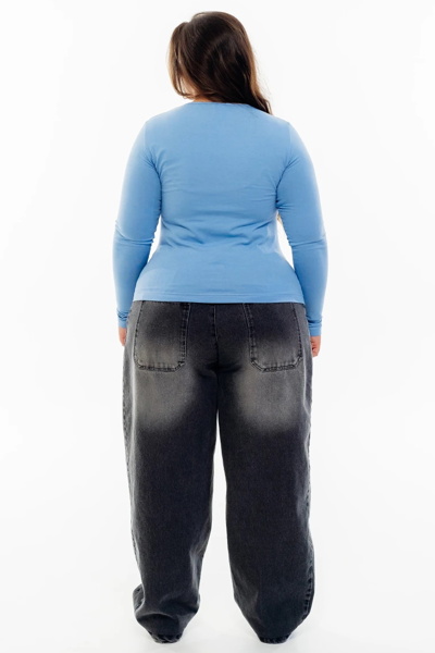 Лонгслів "Барбара" голубий