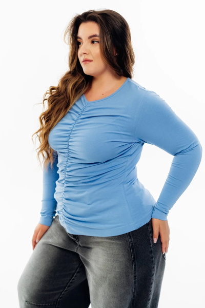 Лонгслів "Барбара" голубий