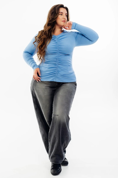 Лонгслів "Барбара" голубий