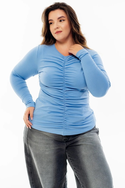 Лонгслів "Барбара" голубий