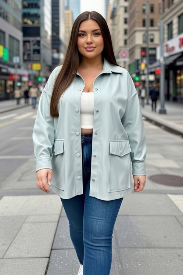 Сорочка "Яна" ментол