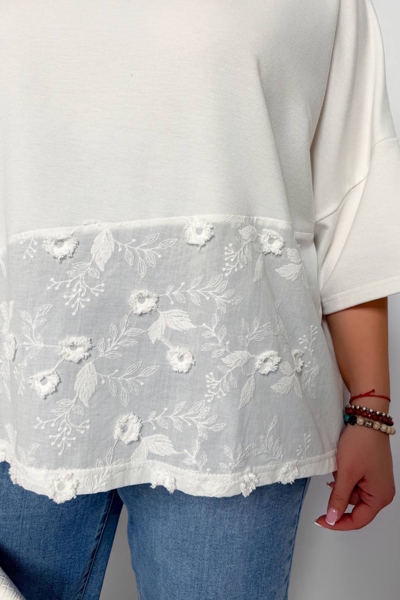 Футболка "Клер" молоко