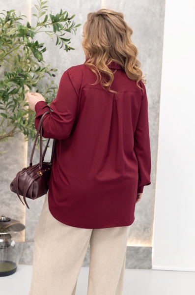 Сорочка "Лайма" бордо