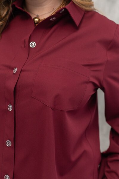 Сорочка "Лайма" бордо