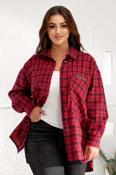 Сорочка "Ліга" червона