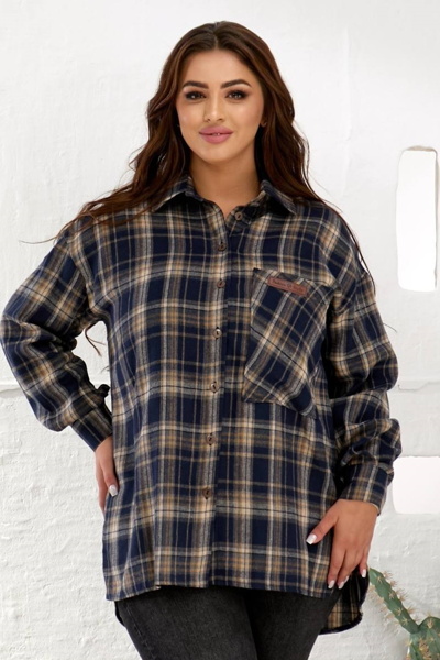 Сорочка "Ліга" синя