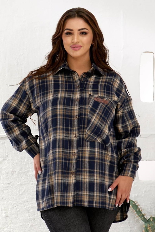 Сорочка "Ліга" синя