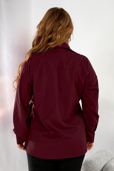 Сорочка "Мімоза" бордо