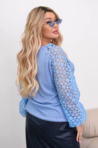 Кофта "Жаннет" голуба