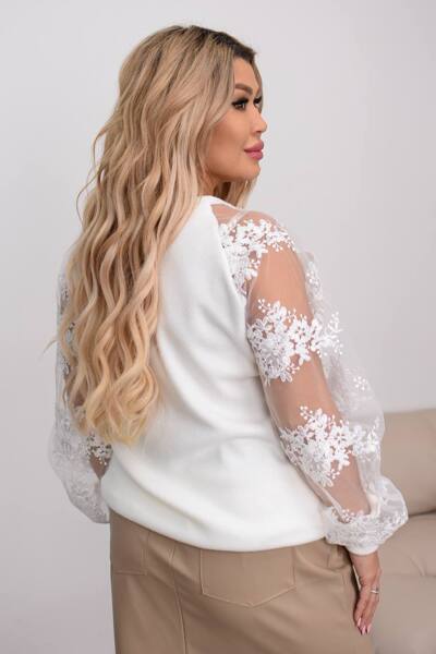 Кофта з ангори "Венера" молоко