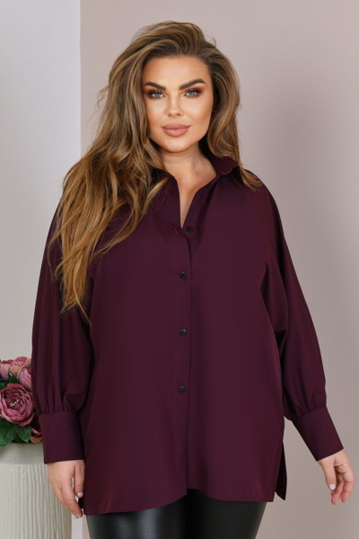 Блузка "Грейсі" бордо