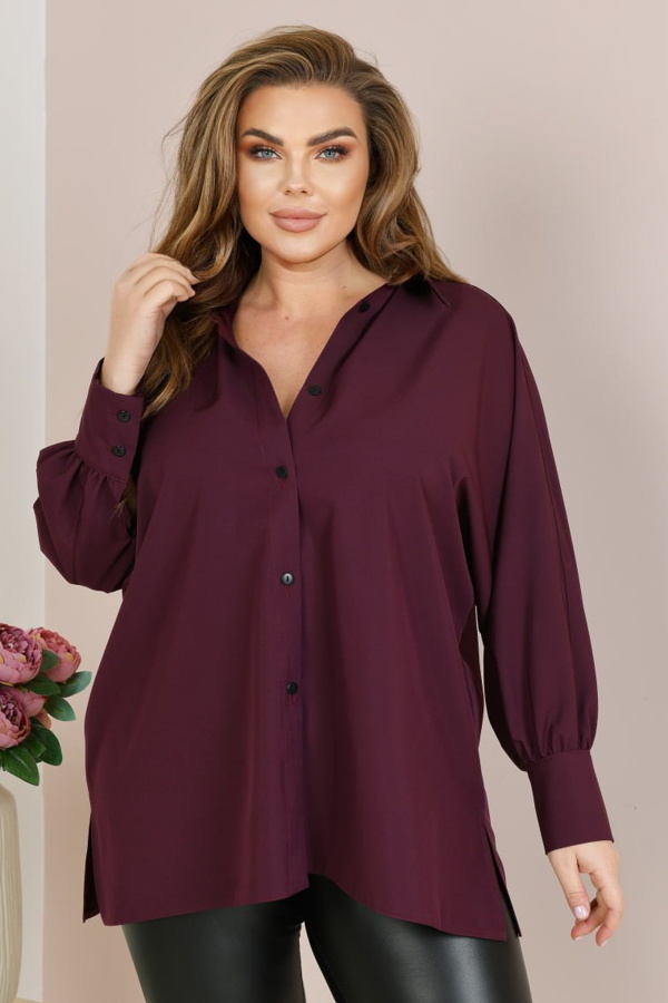 Блузка "Грейсі" бордо