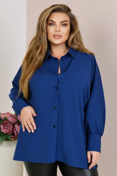 Блузка "Грейсі" синя