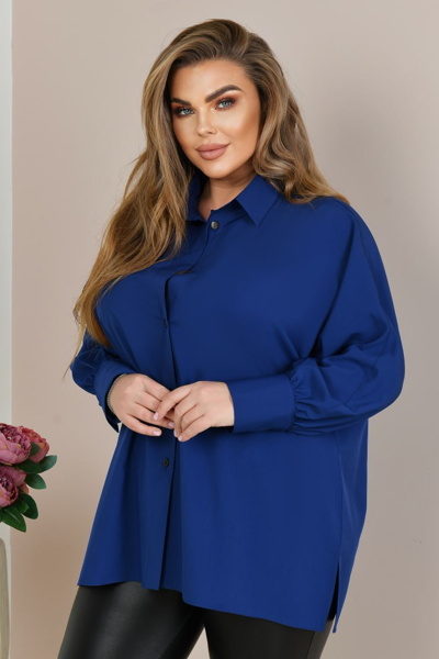 Блузка "Грейсі" синя