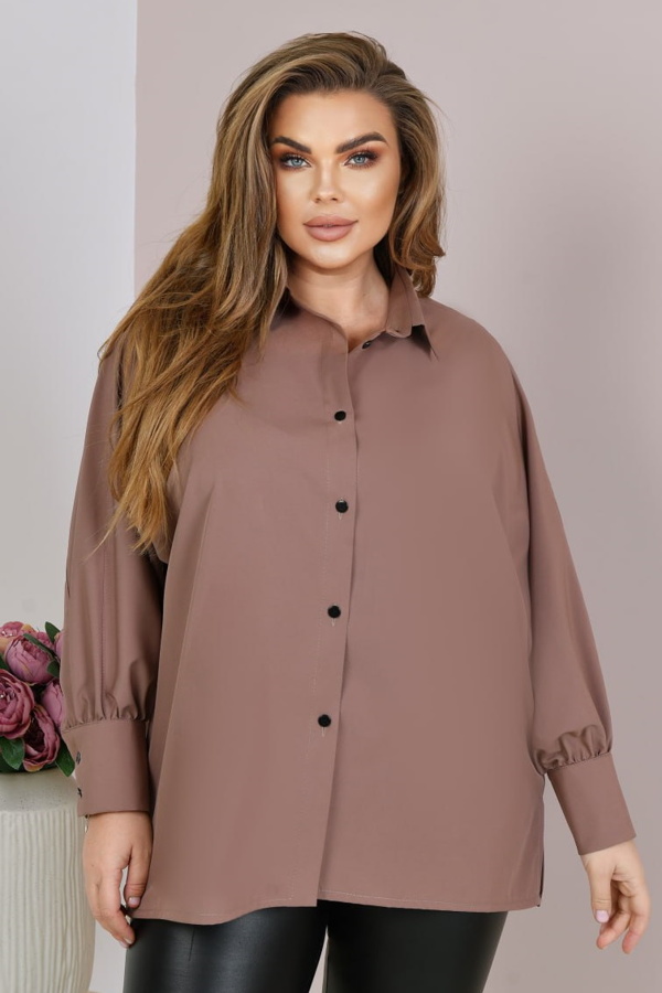 Блузка "Грейсі" мокко