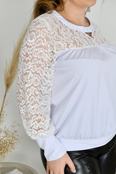 Блуза "Ненсі" біла