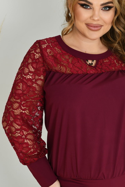 Блуза "Ненсі" бордо