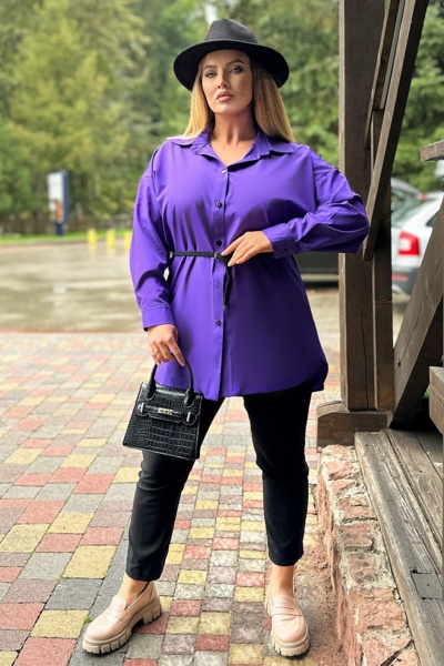 Сорочка "Стайлен" фіолетова