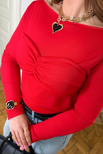 Лонг "Анастасія" червоний