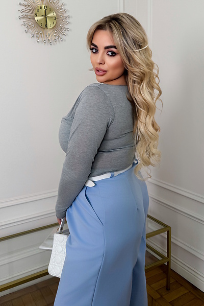 Лонг "Анастасія" сірий